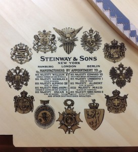 Steinway Decal